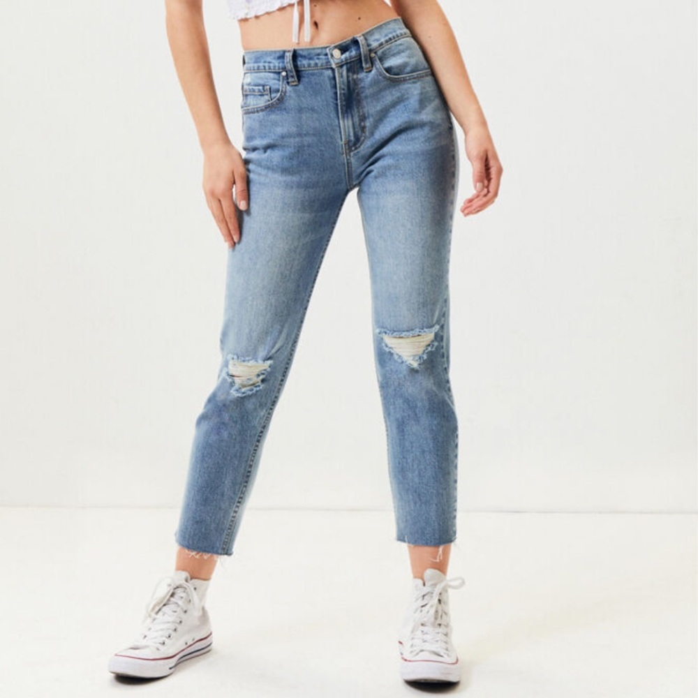 Pacsun Jukebox Blue Vintage Icon Mom Jeans